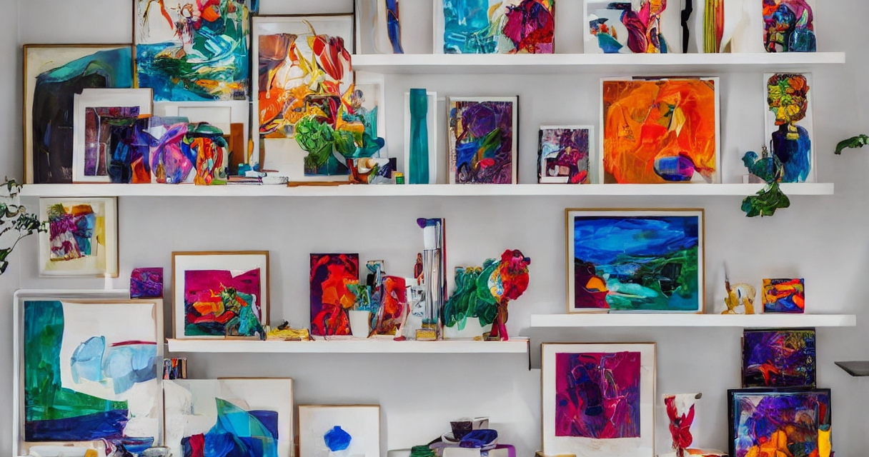 Kunstnerisk opbevaring: Hvordan en gallerihylde kan organisere dine kunstværker på en smuk måde